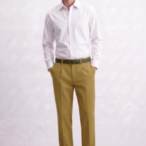 Gianni VIsentin Celana Panjang Pria Regular Fit Coklat Tua - 2156