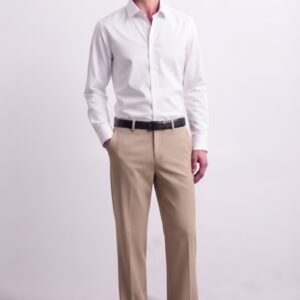 Gianni Visentin Celana Panjang Pria Slim Fit Medium Brown - 4119