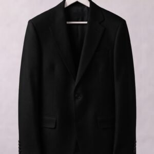 Gianni Visentin Jas Pria Slim Fit Hitam Pekat - 0025