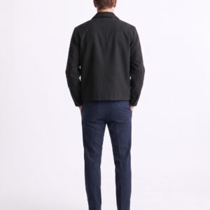 Gianni Visentin Jasket Pria Regular Fit Hitam - 0001