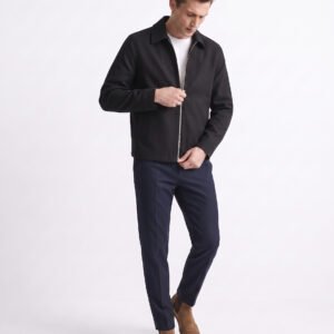 Gianni Visentin Jasket Pria Regular Fit Hitam - 0001