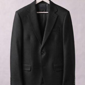 Gianni Visentin Jas Blazer Pria Slim Fit Hitam - 0024