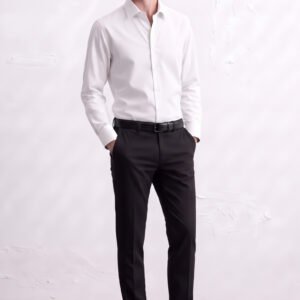 Gianni Vesinten Celana Pria Slim Fit Polyester Hitam - 4118