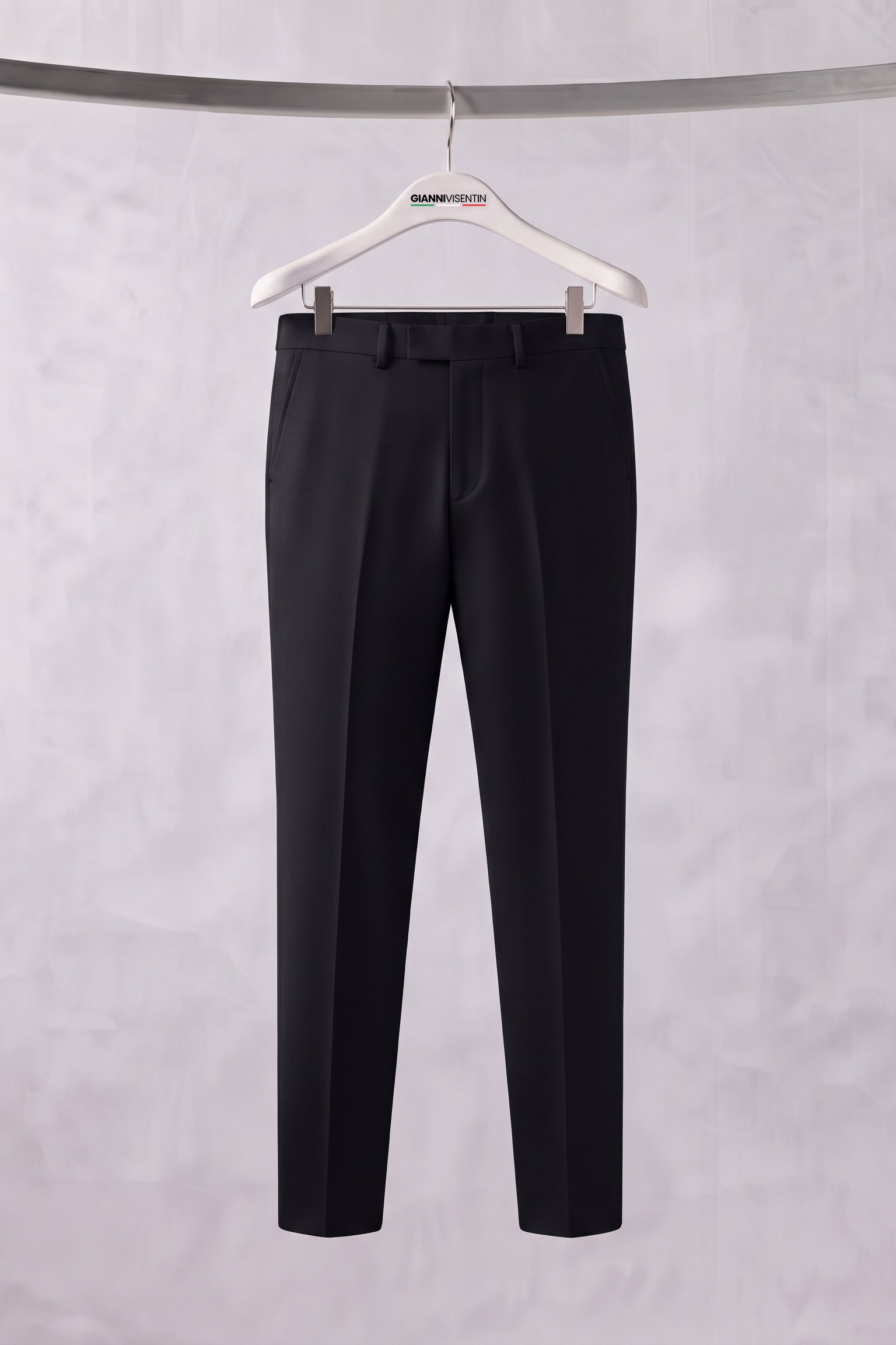 Gianni Vesinten Celana Pria Slim Fit Polyester Hitam - 4118 - Image 4