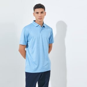 Jack Nicklaus Ainsley Premium Tonal Two Color Solid Polo Shirt Golf Performance