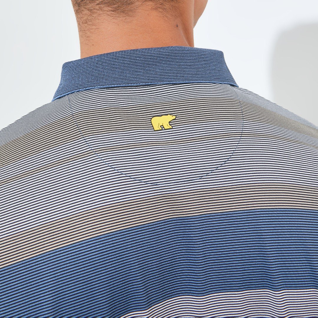 Jack Nicklaus Beverley Premium Polo Shirt Pria Polar Sky Golf Performance - Image 5