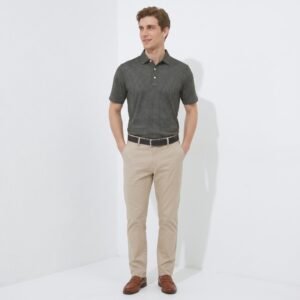 Jack Nicklaus Blackwood Premium Lattice Print Polo Shirt Golf Performance