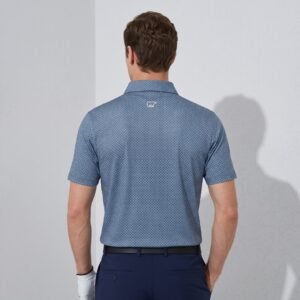 Jack Nicklaus Blackwood Premium Lattice Print Polo Shirt Golf Performance
