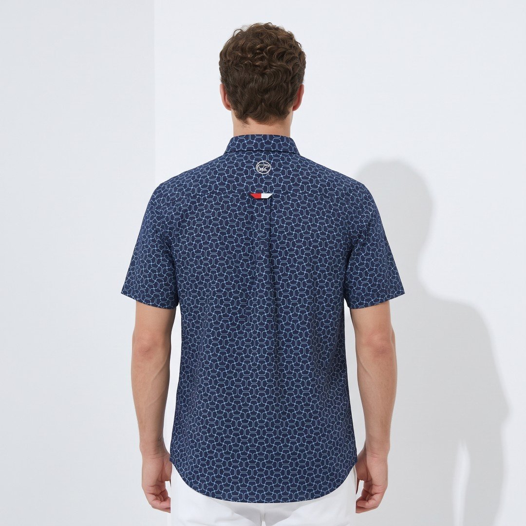 Jack Nicklaus Cashmere Premium Mid Century Print Shirt - Image 3